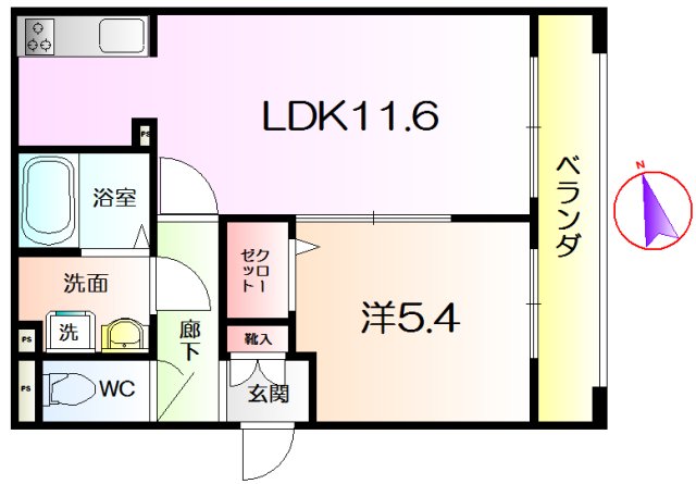 セレンディピティの間取り写真