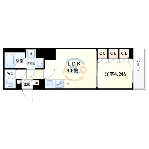アーバネックス江坂広芝の間取り写真