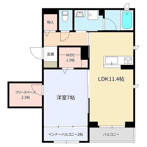 シャロムの間取り写真