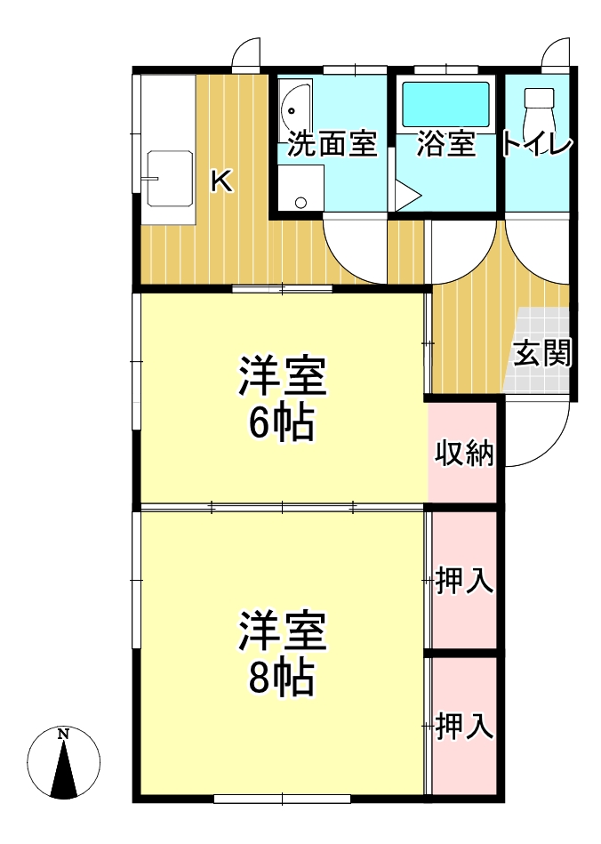 セゾンハイツの間取り