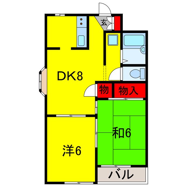 白金Kパレスの間取り