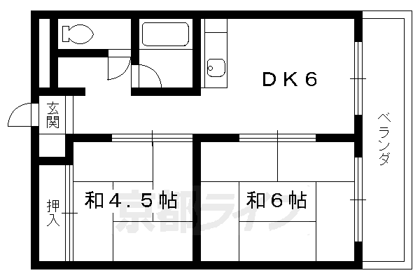 北ノ口安田マンションの間取り