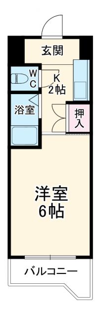 静岡県浜松市中央区海老塚１（マンション）の賃貸物件の間取り