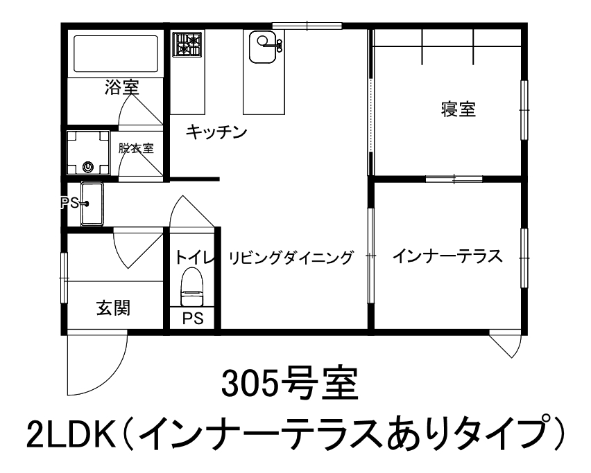 ガーデンヒルズ殿町　ペット共生型賃貸マンションの間取り