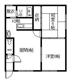 スマイル東旭川の間取り