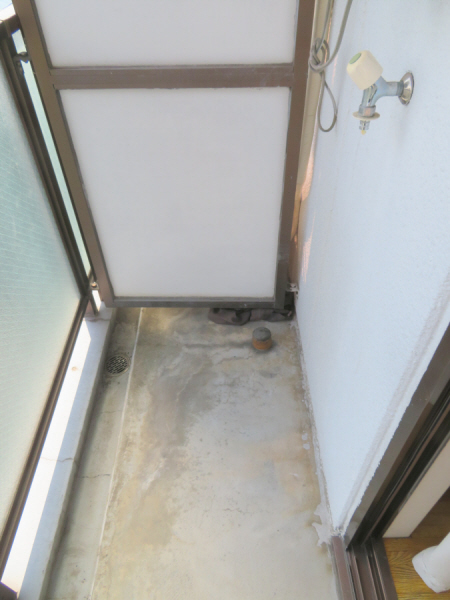 その他　洗濯機置き場は屋根付のバルコニー