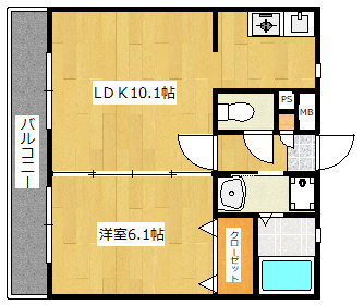 【サンシャインビューの間取り】