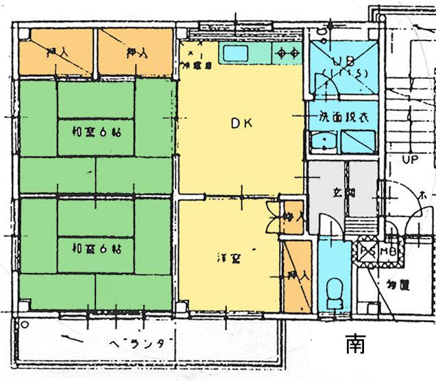 ハイタウン啓の間取り