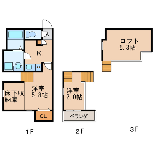 ヴィサージュ新栄の間取り