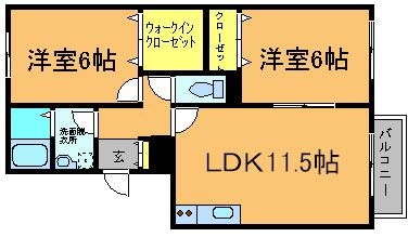 サンフラワー貴の間取り