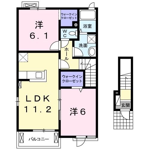 ベルエアＣの間取り