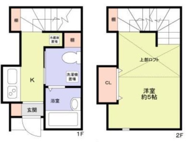 【カーサ・プリマベーラの間取り】