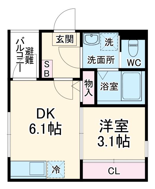 ルーチェテラス水切町の間取り