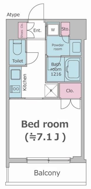 パークフラッツ渋谷代官山の間取り