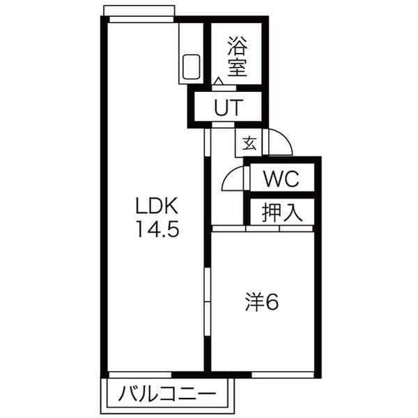 CREST　QUARTER　A棟の間取り