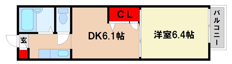 アーバンライフ都府楼の間取り