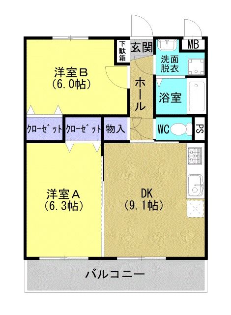 ウェネバーIIの間取り