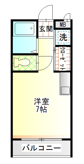 Ｂａａｎ萬の間取り