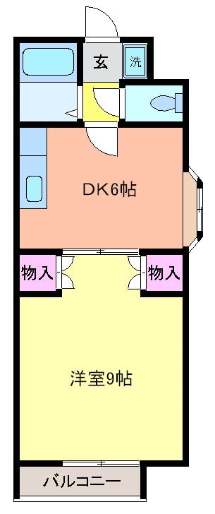 オークランドの間取り