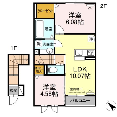 プランドール・越川の間取り