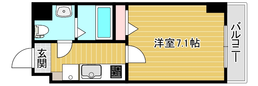 FDS KOHAMA WESTの間取り