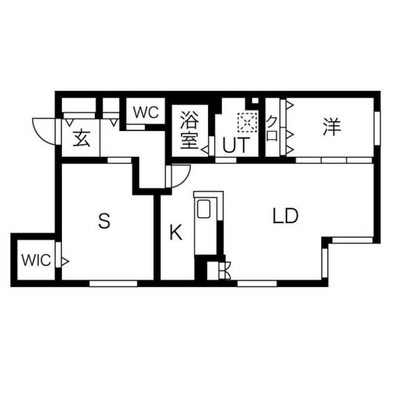 RESIDENCE　SHINMEI　北円山の間取り