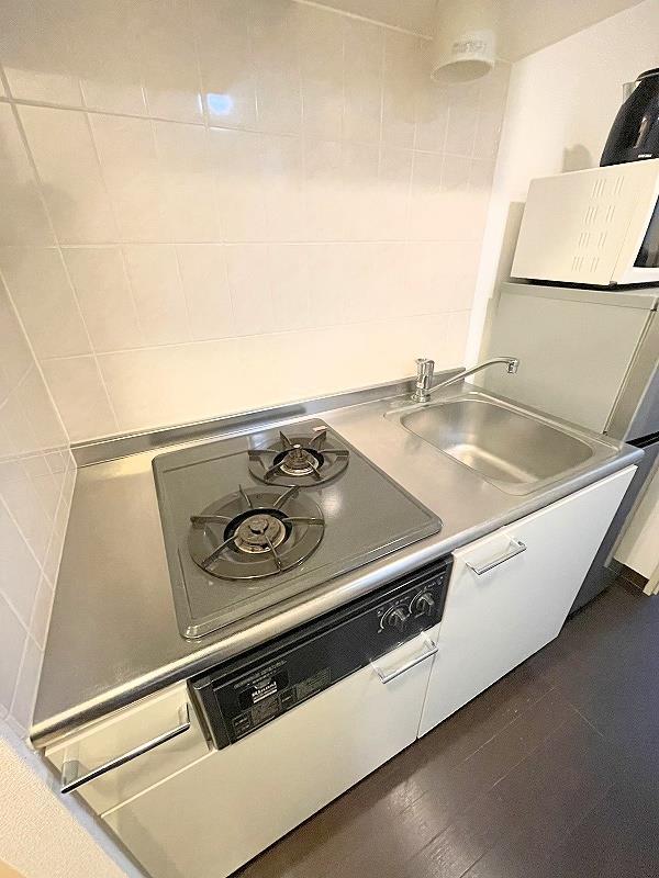 キッチン　2口ガスコンロ