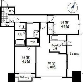 S-FORT北大前の間取り