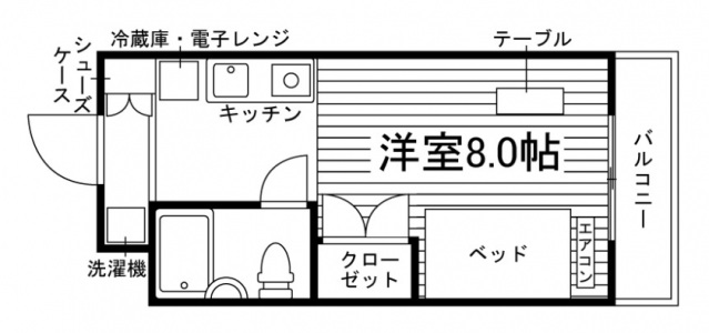 パルウィッツ仲町台の間取り