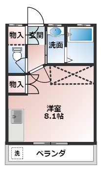 コーポ堀の間取り