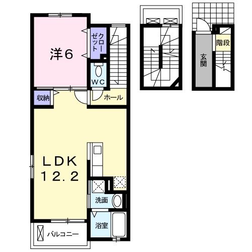 カルム　コリーヌの間取り