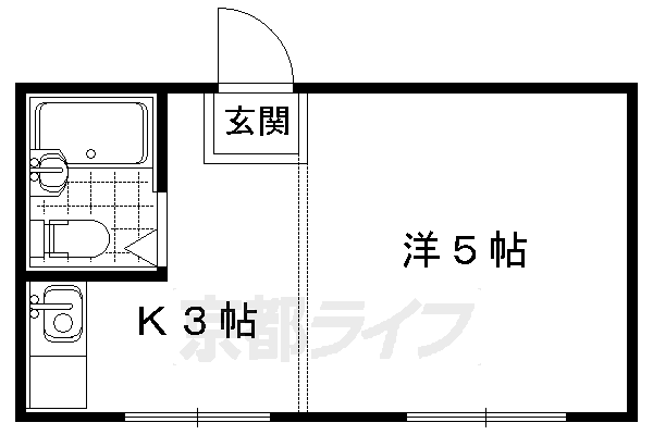 小堀マンション旧館の間取り