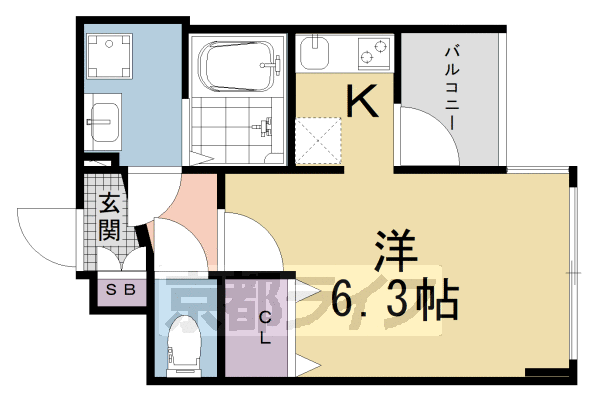 アドバンス京都レイズの間取り