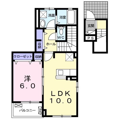 ボスカート　Ｃ．IIの間取り