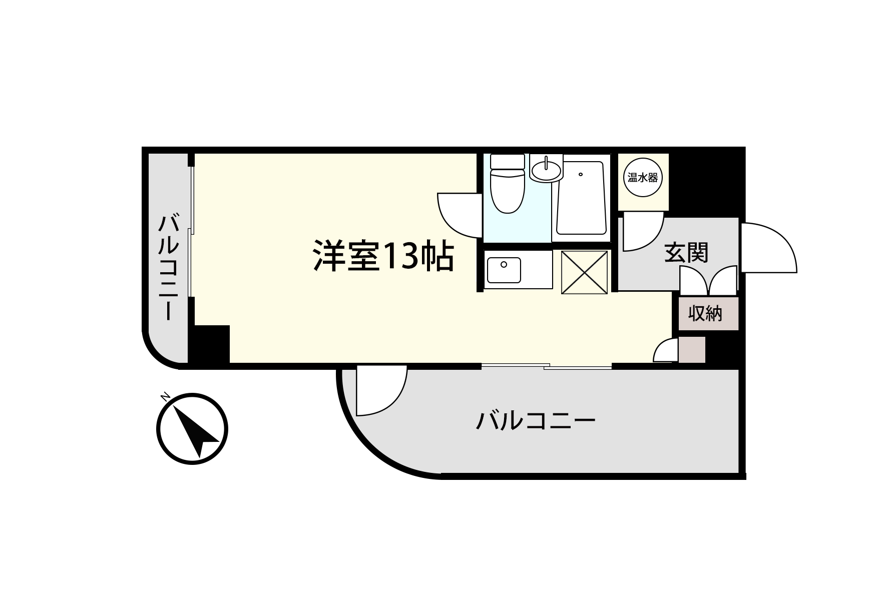 本町通桜苑ビルの間取り