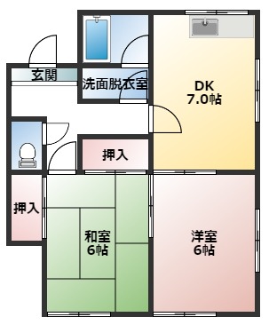 葵5号館の間取り