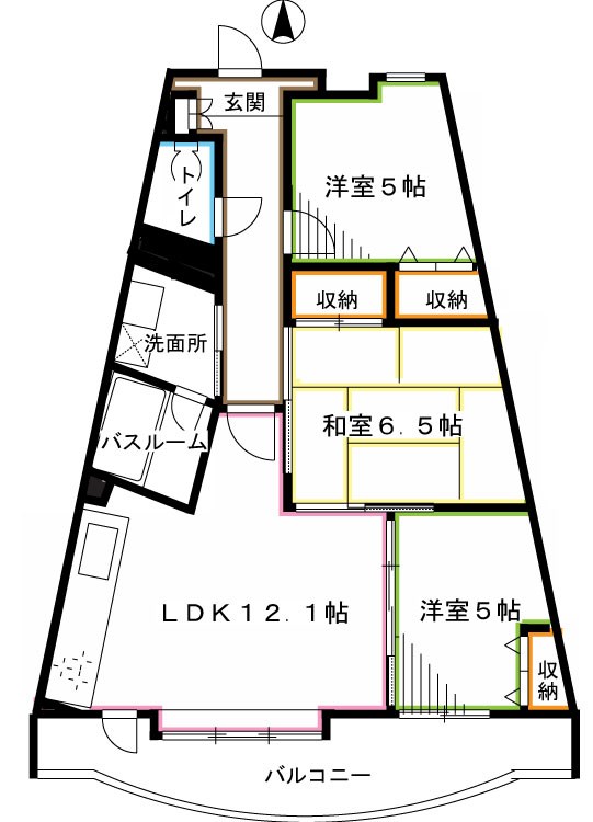 コーピアスエスの間取り