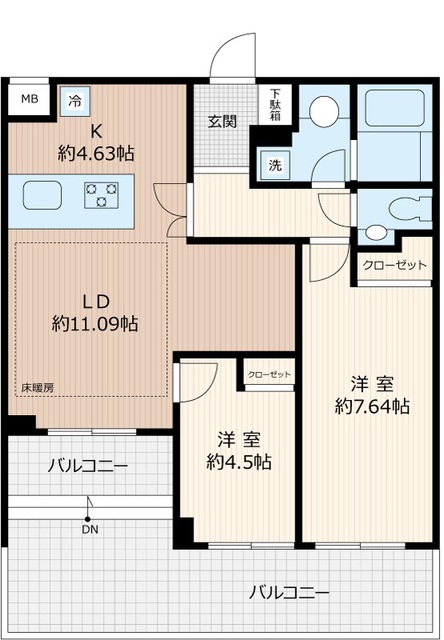 Beverly Homes 豊島園の間取り