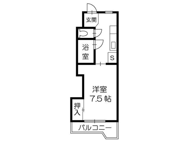 ハイツ柏木IIの間取り