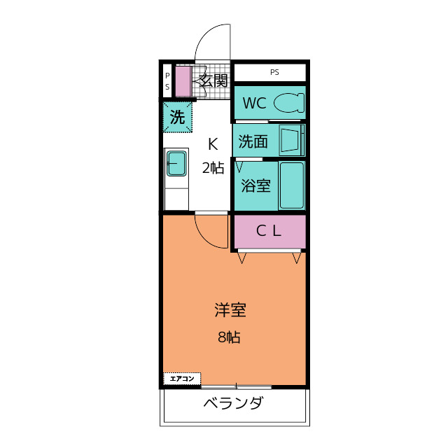 パンシオン・Ｓの間取り