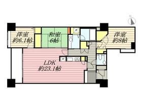 福岡市西区愛宕のマンションの間取り