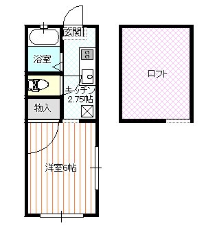 稲敷郡阿見町大字阿見のアパートの間取り