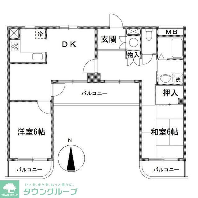 さいたま市南区曲本のマンションの間取り