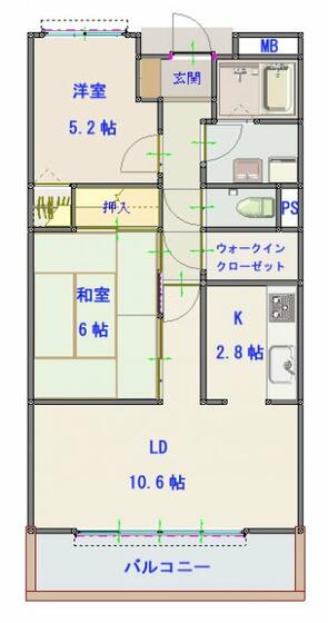 ロビンズクラブの間取り