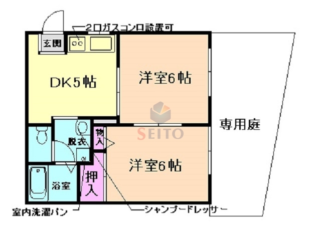 ハイツＯＭの間取り