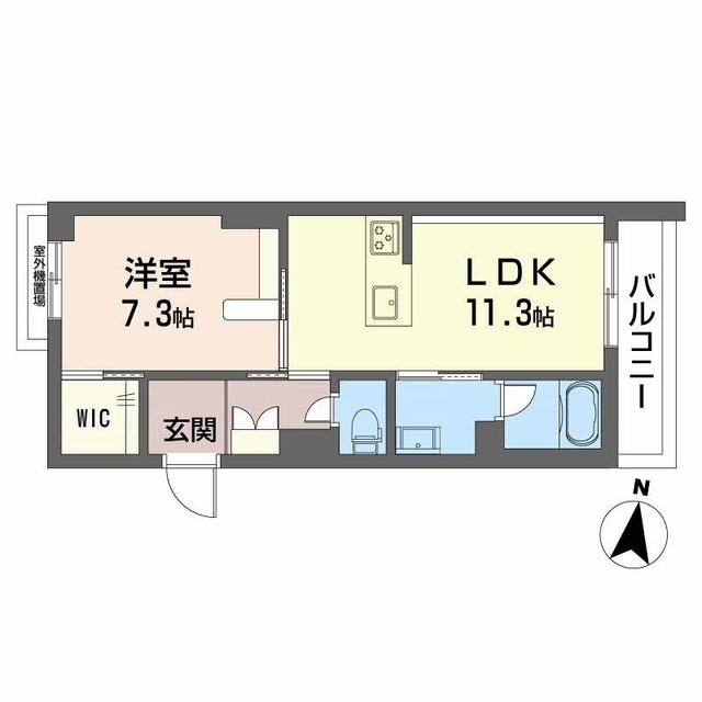 シャーメゾン壺川の間取り