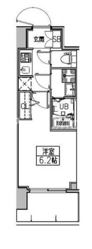 S-RESIDENCE城東SEVERの間取り