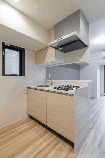 キッチン　Aタイプ2024年2月撮影 同タイプ402号室の写真です。