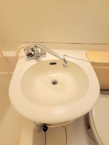 洗面設備　脱衣スペースもあります