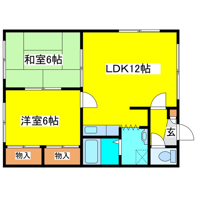 平田マンションの間取り